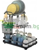 Сушилник 3 етажа за мивка с функция за отвеждане на водата